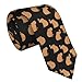 WILL BUDXEG Funny Capybara Capybaras Birds Mens Novelty Necktie Ties Funny Neckties Fashion Neck Ties