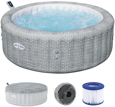 Bild 15 - Bestway® Lay-Z-SPA® Energiespar-Whirlpool Hawaii AirJet™ mit App-Steuerung + integrierter UltraFit™ -Pumpeneinheit, für 6 Personen 180 x 180 x 71 cm, Kobaltblau
