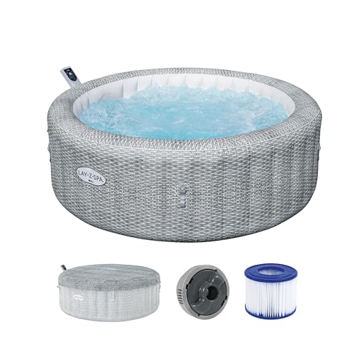 Bestway Lay-Z-SPA Energiespar-Whirlpool Bali AirJet, Ø196x71cm, 6...