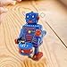 Imagen de robot de arrastre, juguete robot de metal Vintage