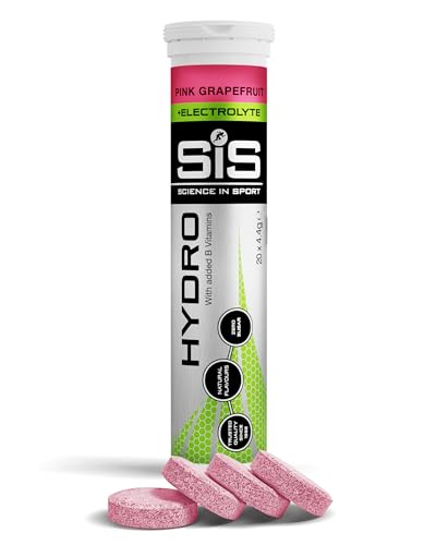 SIS Hydro Electrolyte Tablets - Zero Sugar, Vegan & Gluten-Free Hydration Supports Endurance Energy Drink - Pink Grapefruit Flavour - 20 Effervescent Tablets