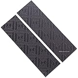 Carbon Fiber Handle Material - (Checkerboard) - (Scale Set) - (2)(1.5 x 5 x 0.125) - (USA Made) - Premium Quality - (by EZSMITH)