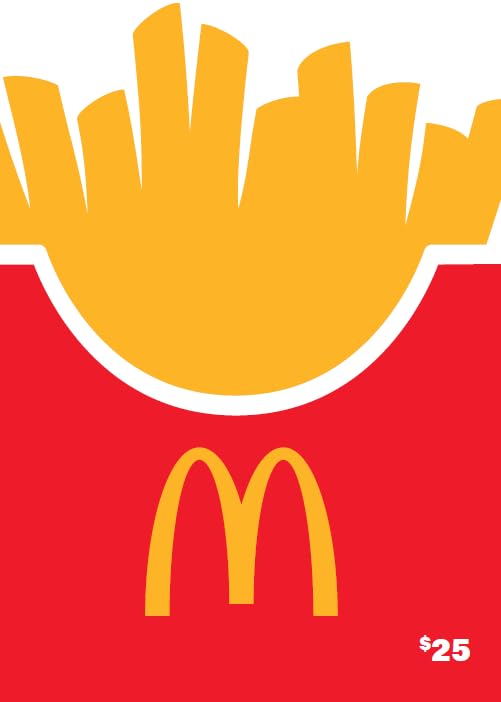 McDonald's Gift Card: 25 Traditional