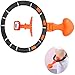 QETUOA Hula Hoop Inteligente, Rotación Primaria Completamente Automática, Ajuste De Conteo Desmontable, El Tamaño No Caerá, Adecuado para Adultos Y Niños, Adelgazamiento De Cintura Delgada (Naranja)