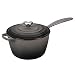 Le Creuset LS2518-207FSS Enameled Cast Iron Signature 3.25QT. Saucepan-Oyster, 3.25 Quart