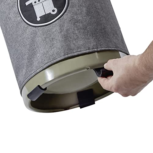 Enders® Gasgrill URBAN, Tischgrill, Grillen-, Kochen- und Backen Funktion & 5119 Style 5kg Green Gasflaschenhülle, Grün, 5 kg