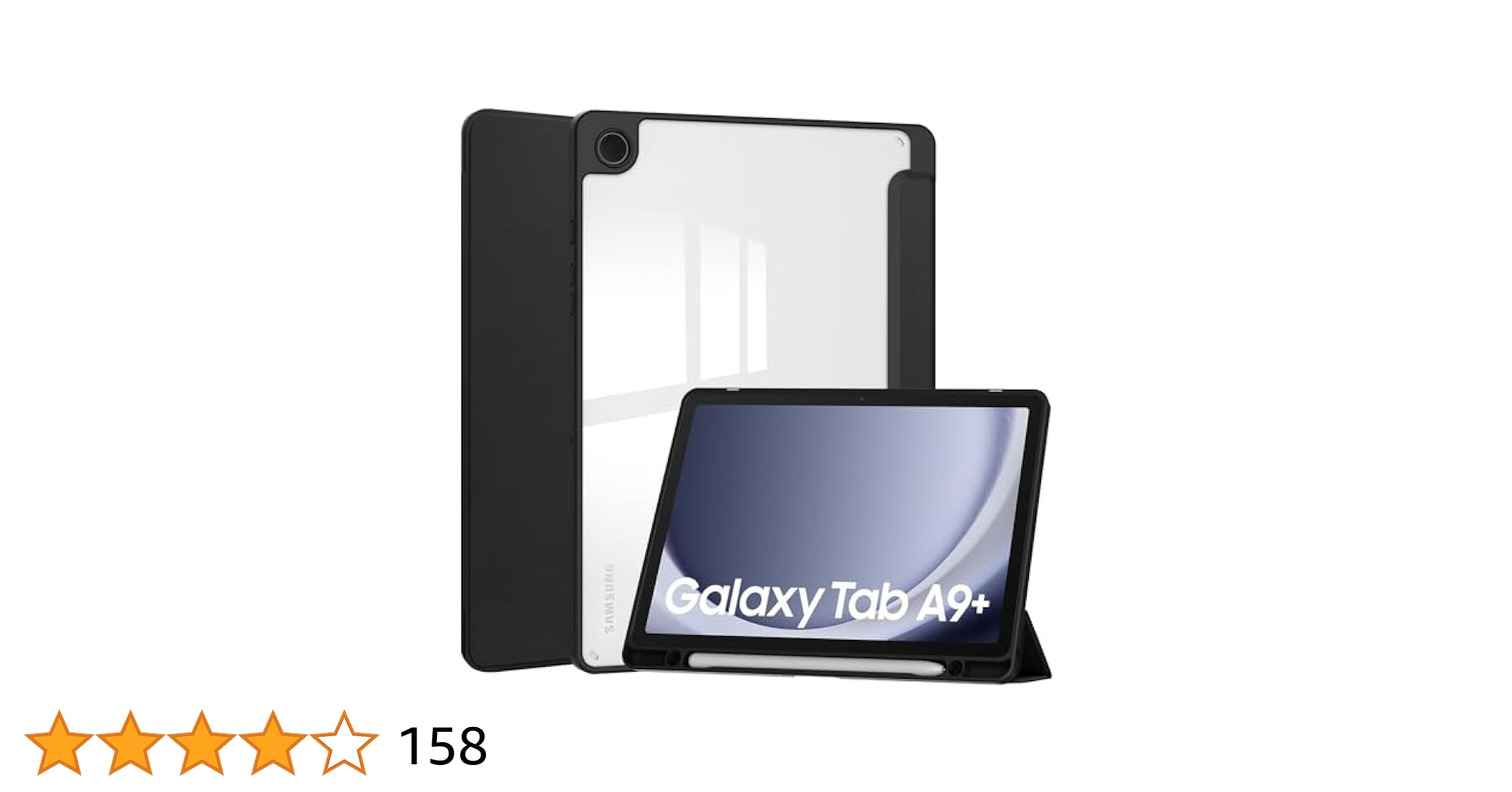 Amazon.co.jp: Galaxy Tab A9+ 11インチ ケース 背面透明 クリア