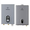 Westinghouse Whole-Home Hot Water Bundle: 24kW Electric & 5.1 GPM Natural Gas Tankless Water Heaters with Wi-Fi Control