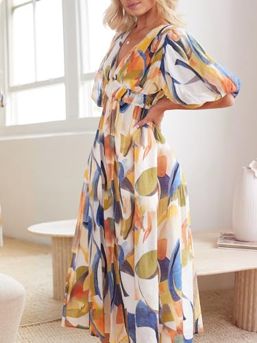 Image of Sissyaki Women's Floral Maxi Dress 2026 Summer Spring Wedding Guest Dress