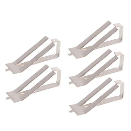 Gatuida 15pcs Glass Bed Clips Spring Steel Platform Clamps for Printer Fixation Heavy Duty Clamps for Ender Bed Build Pl