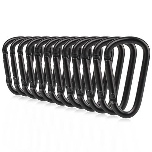 Image of Booms Fishing CC2 Carabiner Clip, 2.3 inch Small Carabiner Keychain, Multi-use Aluminium D Ring Caribeener Clips