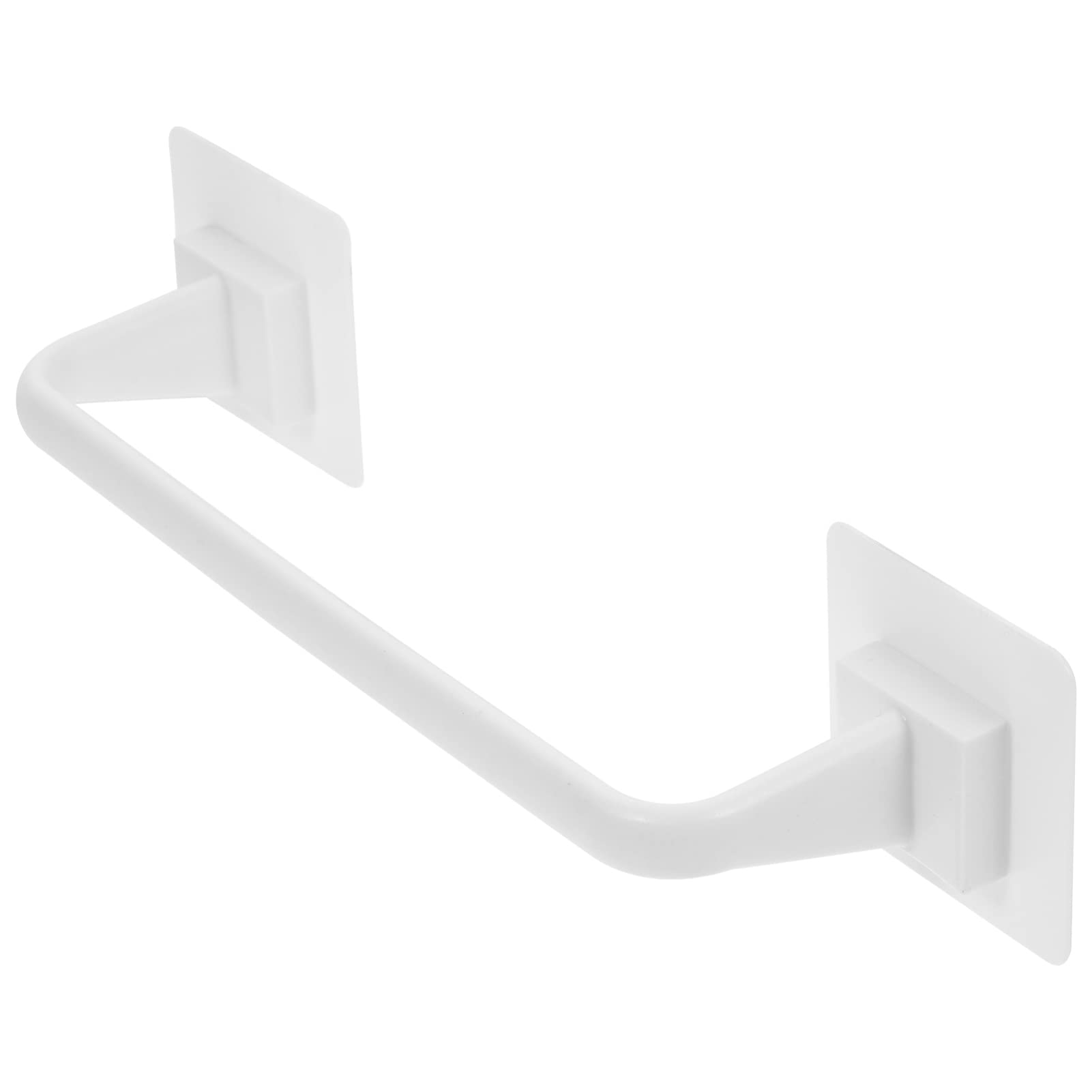 Barre porte-serviette blanche à coller YARNOW de 30,5 cm fixation murale adhésive étanche