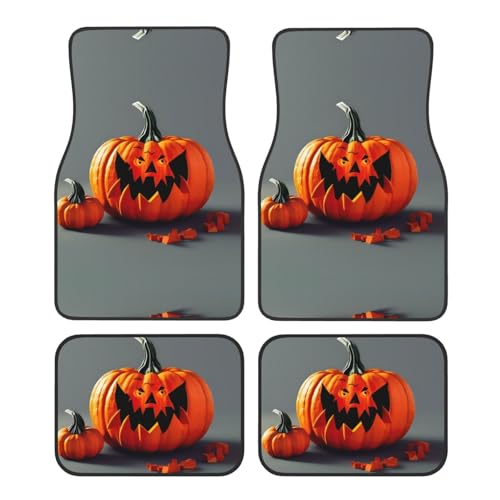 Alfombrillas para coche de calabaza otoñal ideales para viajes familiares de montaña