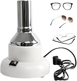 OZPPM Professioneller Brillengestell-Heizer, 80–110 °C, 2-Gang-Temperatureinstellung, Runder Optischer Rahmenwärmer For Nichtmetallische Rahmen, Optikgeschäfte Und Brillenverarbeitung