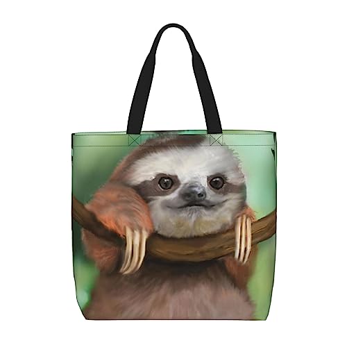 Sac à main imprimé léopard des neiges aux yeux bleus grand sac décontracté chic