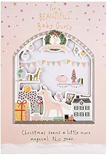 Hallmark Baby Girl's 1st Christmas Card