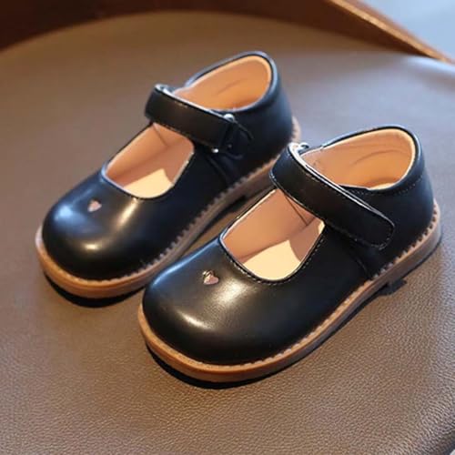 Toddler Kids Bow School Uniform Oxford-Little Girls Flower Dress Party Shoes2