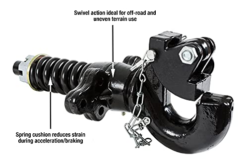 Image of Buyers Products BP100A 15 Ton Swivel Pintle Hook Heavy Duty Hitch