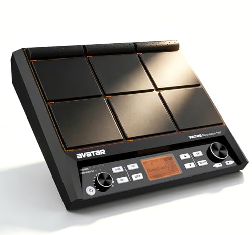 Portable Multipad for Drummers with 9 Drum Pads