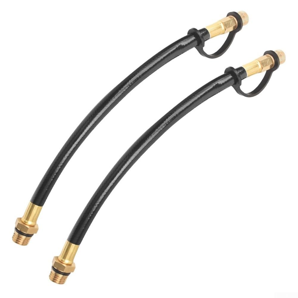 Lot de 2 tuyaux de vidange pour Kawasaki Fr730v Fr691v Fr651v Fr600v Fh721v Fs541 et pour tondeuses Kubota Z412 Z122r avec raccords en laiton