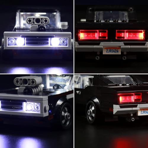 LED Light Set for Lego Speed Champions Fast & Furious 1970 Dodge Charger R/T - Image 3