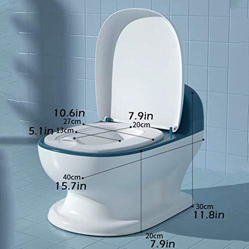 Potty Seat voor peuters Baby Mini Toilet De Vorm Onbenullige een zachte en met deksel, Zindelijkheid Seat met Flush… - Afbeelding 3