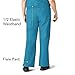 WonderWink womens Flare Leg Cargo Pant, Real Teal, Small Petite