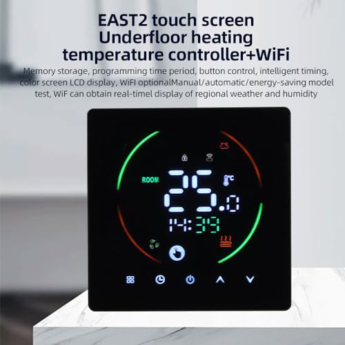 Chauffage électrique connecté via ce thermostat intelligent programmable WiFi