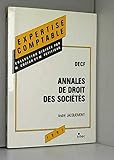  Annales de droit des sociétés: D.E.C.F (ancienne édition)