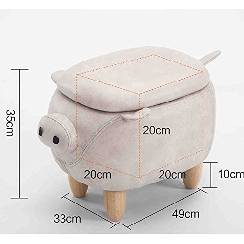 Boîtes de rangement de tabouret grand volume et pouf cochon pour optimiser les petits salons - 8