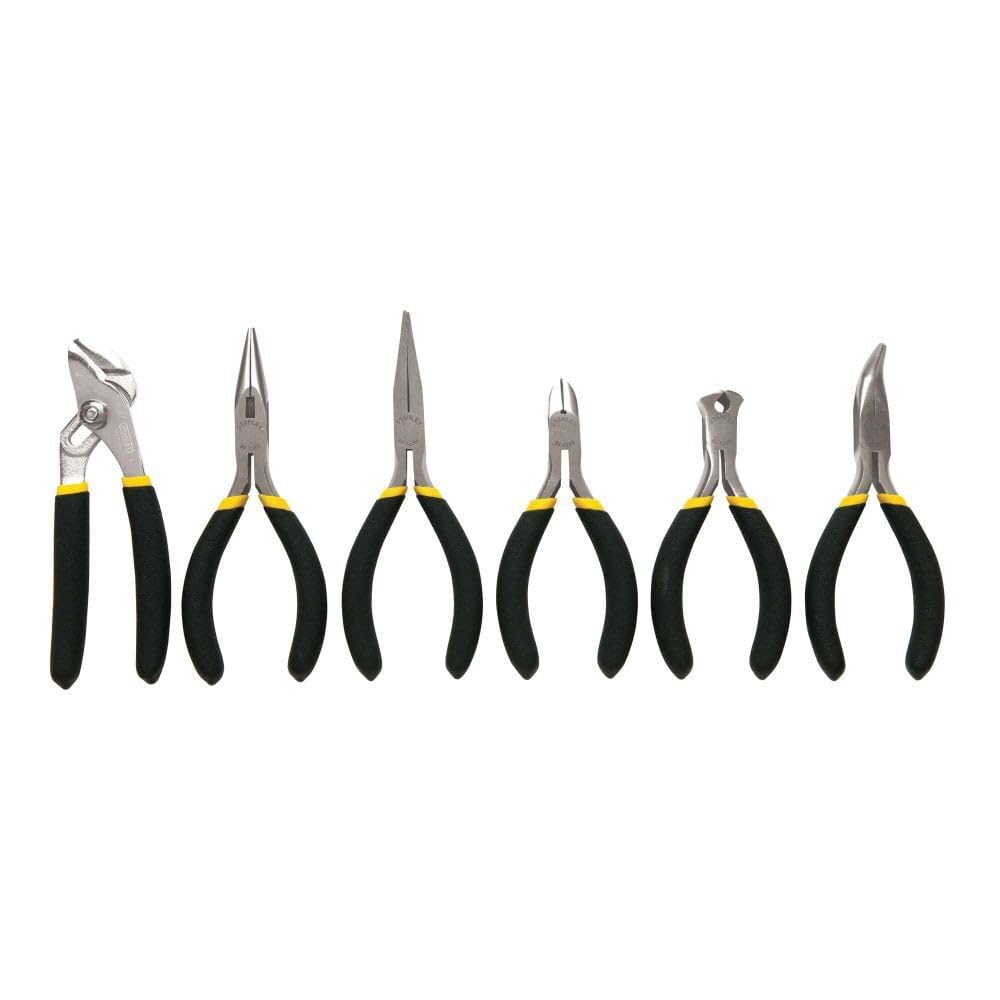 STANLEY Juego de alicates, bi-material, mini juego, 6 piezas (84-079)