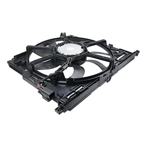GSHUR AP03 17428509741 Radiator Fan Assembly Compatible With BMW 528i 530i 535i 535i Compatible With XDrive 640i 740i 740Li Fans and Kits Cover