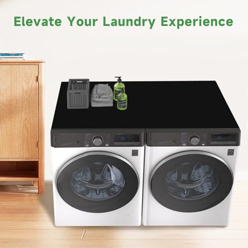 image for Rusiky 54'' x 27'' Washer and Dryer Covers for the Top, Non-Slip Washi