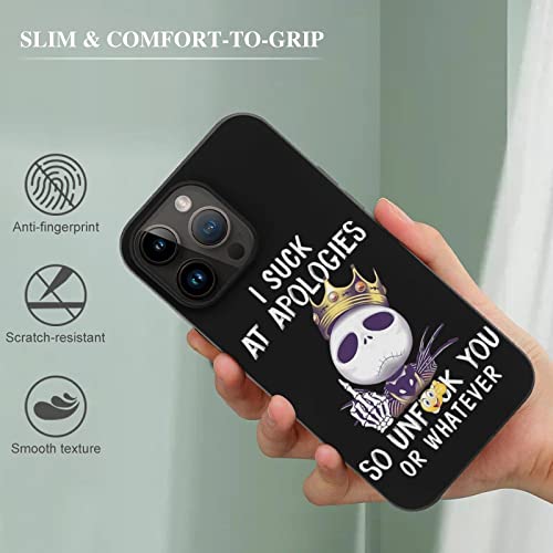 Nikroad Nightmare Cartoon Before Christmas Mobile Phone Shell, Graphic Phone 14 Series Cases, Shockproof Protective Cover Case, Custom Tbu Bumper Iphone 14 Pro Max #TOP7