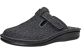 Rahmengenähte Sohle Fidelio Herren Hausschuhe 375030-08 grau 182417