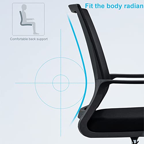 Chaise de Bureau Ergonomique pivotante en maille avec accoudoirs - 5