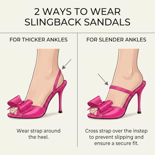 Image of Satin High Heels Slingback Open Toe Mules Sandals Bow Stiletto Sexy Heels Comfortable Wedding Party Shoes