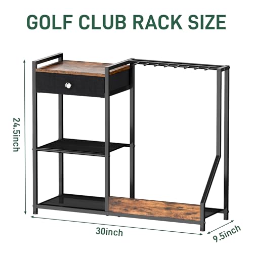 Xnwouco Golf Putter Stand with Storage