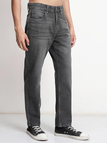 Image of Highlander Men's Straight Fit Jeans | Stretchable | Everyday Comfort & Style| Jeans for Man