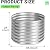 Toolterritary Fire Ring 36 inch, Round Fire Pit Ring, Raised Height 24 Inch, Sturdy Fire Ring for Outside Fire Pit, Galvanized Fire Ring for Bonfire, Barbecue