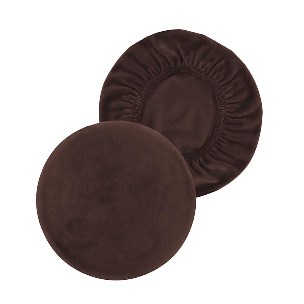Vanity Chair Cover Round Stool Cushion Covers Round Bar Stool Covers Round Cushion Washable Stool Cushion Cover Features Soft Touch, Breathable,
