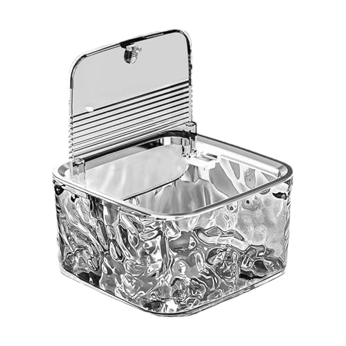 Organizador de accesorios para el cabello, almacenamiento de las pinzas para el cabello, Caja de cosas de cabello de algodón, Contenedor de elementos pequeños con tapa, soporte para horquilla, portava