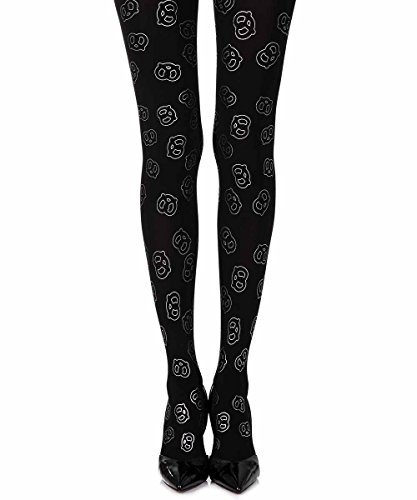 Zohara TightsPretzel Pop Art One-Size Opaque Print Tights