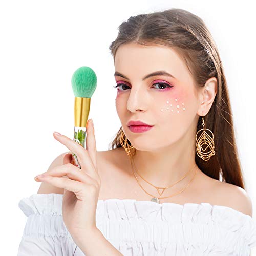 Docolor Makeup Brushes Professional 14Pcs Tropical Makeup Brush Set Premium Gift Synthetic Kabuki Foundation Blending Contour Face Powder Mineral Eyeshadow Make Up Brush Set #TOP2