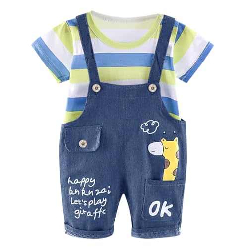 ACMEDE 2tlg Baby Mädchen Kleidung Set Gestreifte Lange Ärmel Baumwolle...