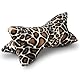 Navango® Leseknochen mit Tiermuster in Giraffen Optik | Buchstütze mit kuschelweichem Bezug | ca. 40 x 18 cm | Nackenkissen bei 30° Waschbar | Universelles Buch Kissen | Nackenrolle Tablet Stütze