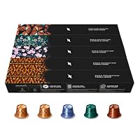 Nespresso – NESPRESSO ORIGINAL Lungo Auswahl 50 Kaffeekapseln