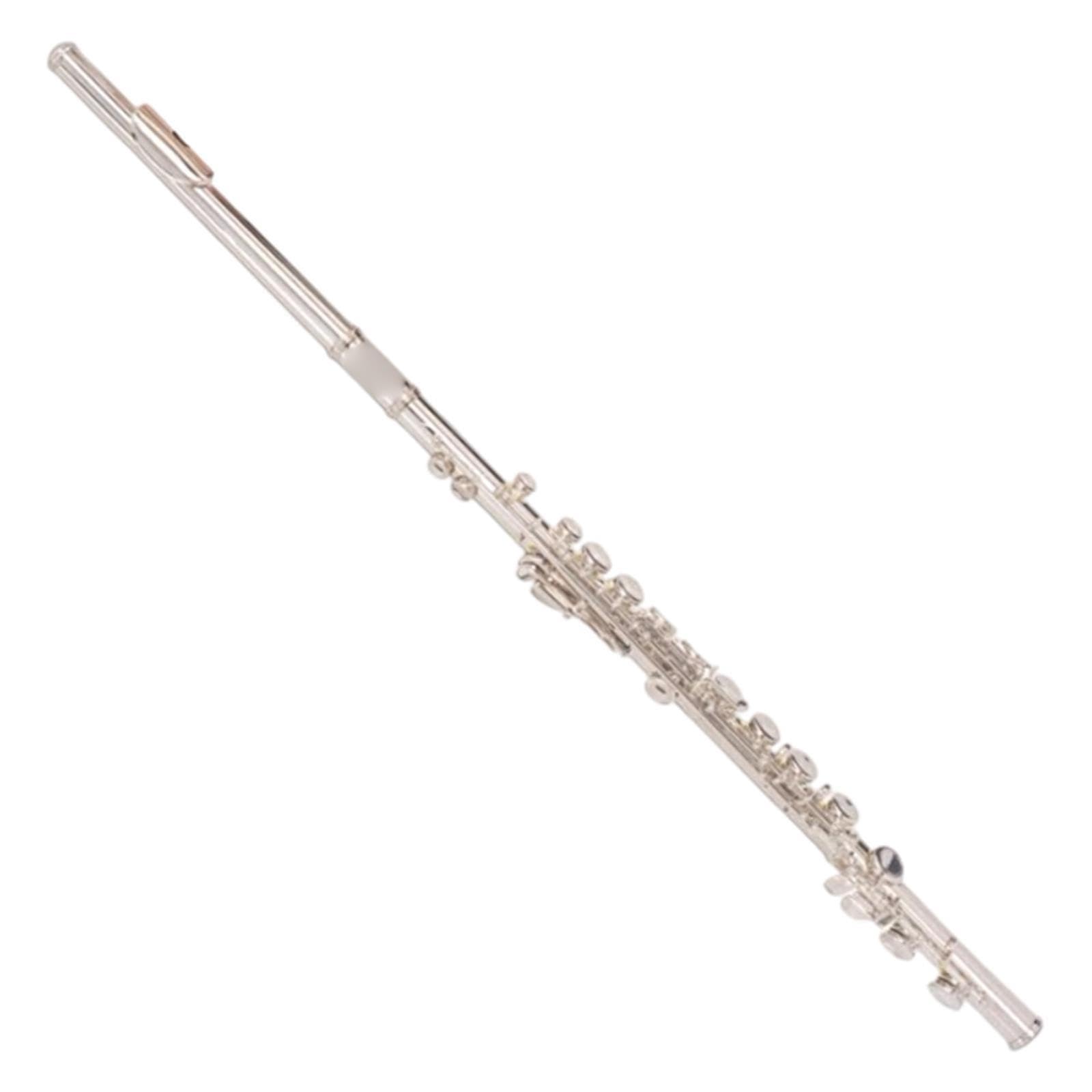 Flute Instruments 16-otworowy niklowany flet z zamkniętym otworem