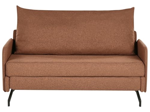 Schlafsofa Stoff rot 2-Sitzer verstellbar Schlaffunktion Belfast Schlafsofa Stoff rot 2-Sitzer verstellbar Schlaffunktion Belfast
