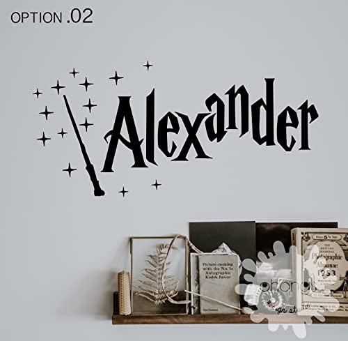 Vinilo decorativo personalizado con nombre miniatura 4